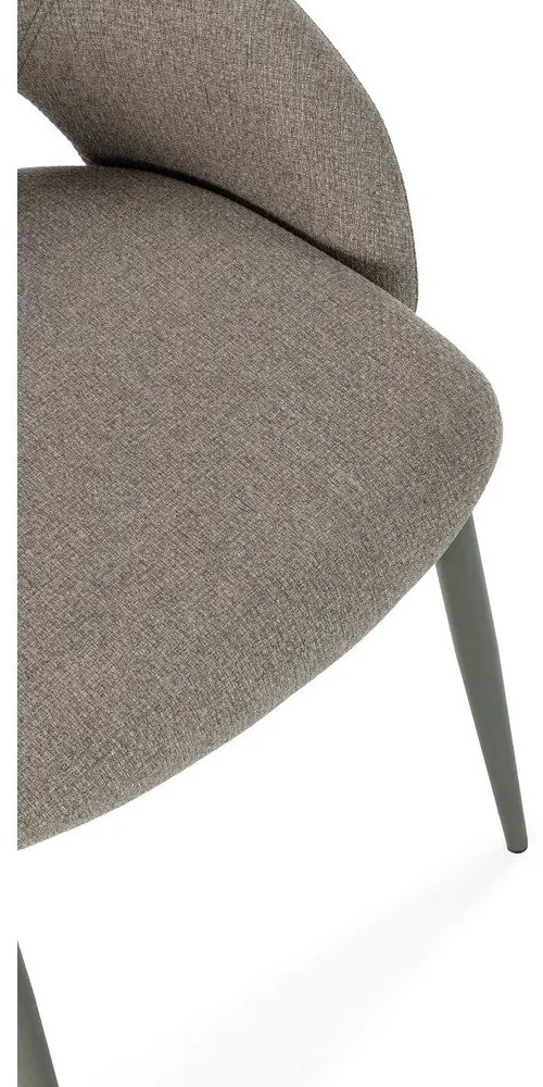 Zielone tapicerowane krzesła zestaw 2 szt. Lia – Marckeric