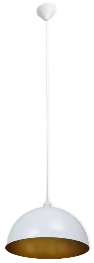 Białe regulowane lampy wiszące 2 sztuki - 3X E985 C8-R27