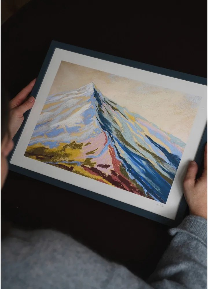 Plakat 70x50 cm Velvet Peak III – Mandy Maria – The Poster Club