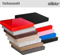 Półka ścienna Stylist Volato, 80 cm, czerwony połysk