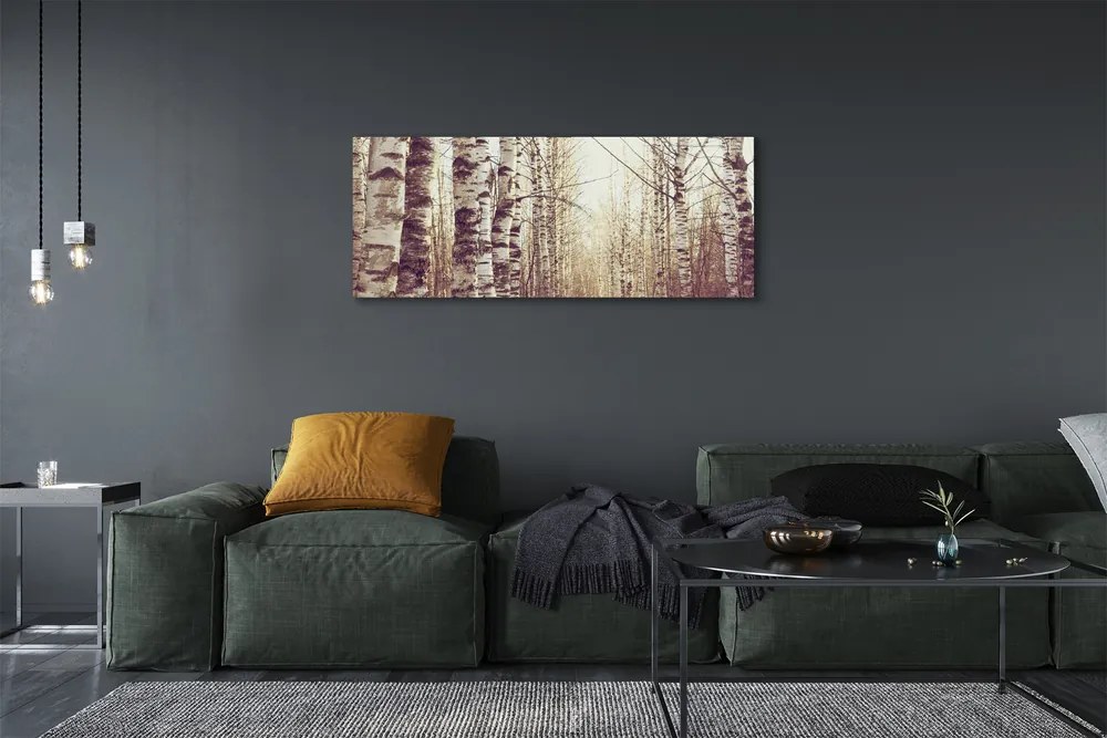 Obraz drukowany na płótnie Drzewa