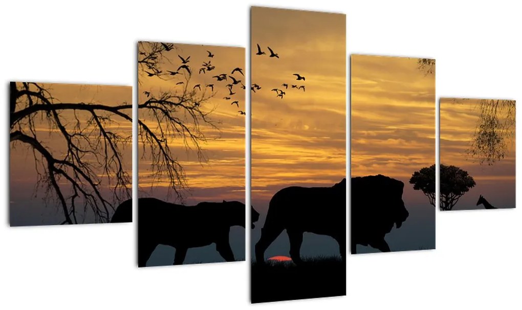 Obraz Safari (125x70 cm)
