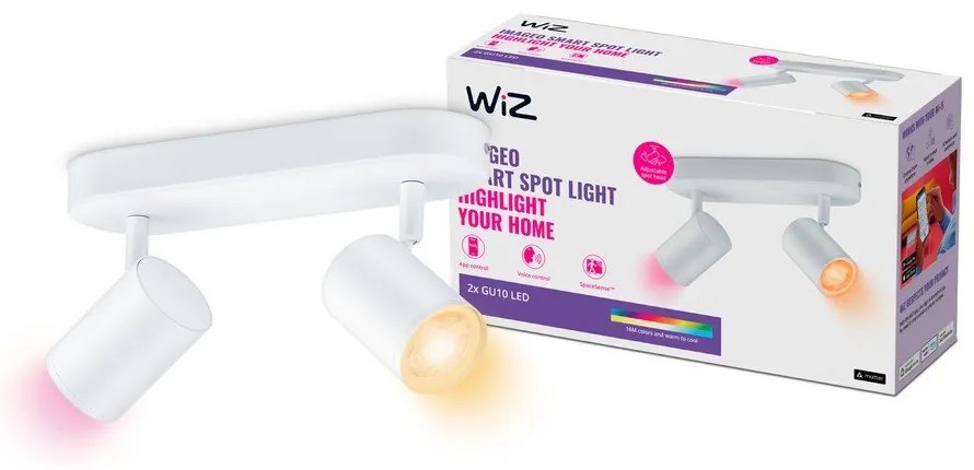 Inteligentna lampa punktowa z gwintem GU10 5 W Imageo – WiZ