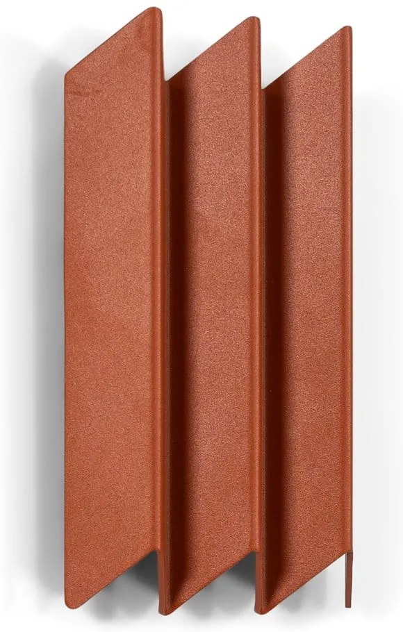 Metalowy wieszak ścienny w kolorze terakoty 13 cm Sensu – Spinder Design