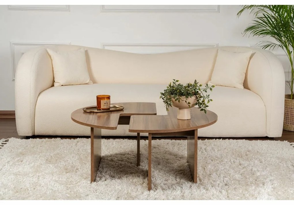 Stolik konferencyjny Moira Walnut