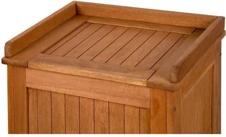 Skrzynia ogrodowa, kufer z poduszką 43 x 55 x 62 cm
