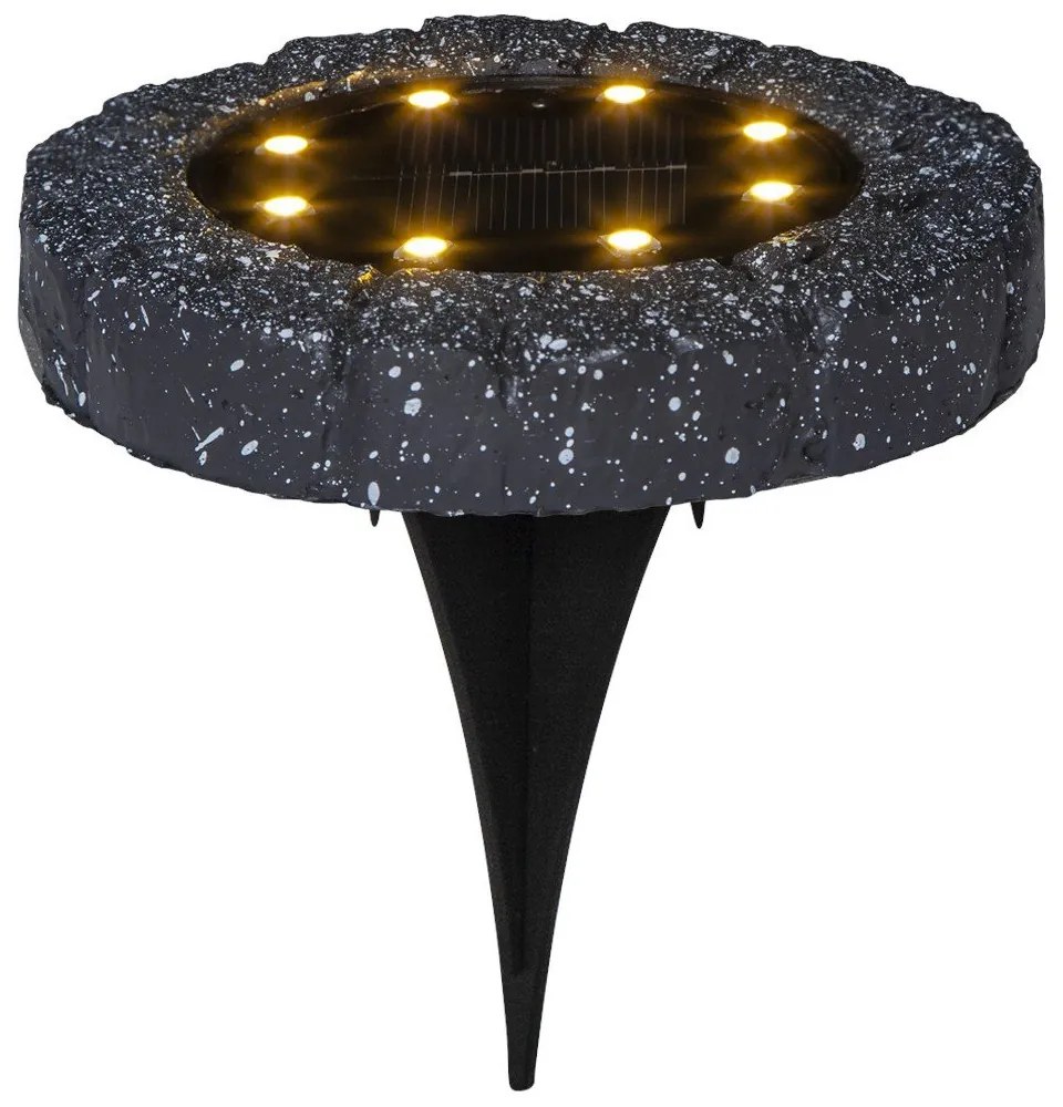 Zestaw 2 ogrodowych lamp solarnych LED Star Trading Lawnlight, ø 11 cm
