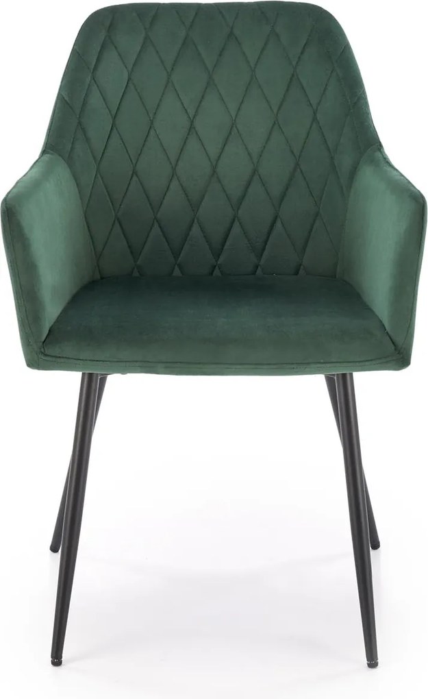 Krzesło do jadalni z wysokimi podłokietnikami K558 Halmar