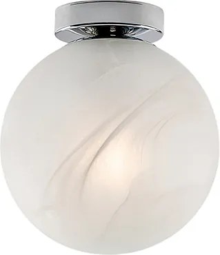 Olaf Chromowana lampa sufitowa z żelaza 1-punktowa z kulą dm.20 H.23 Ø20 BL294-PL1-CR