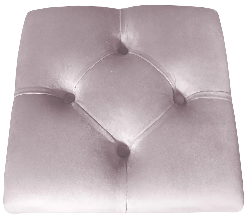 Pufa CHESTERFIELD LOFT ławka podnóżek metal MG55