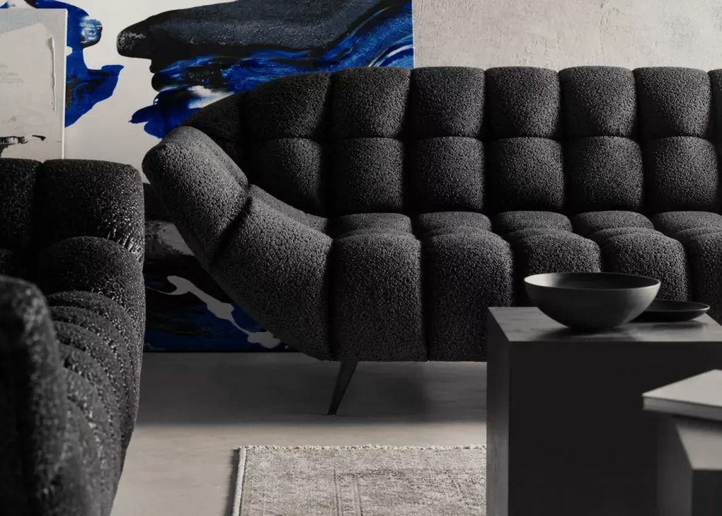 Sofa Gappasi 2-osobowa - nowoczesna sofa do pokoju z przeszyciami