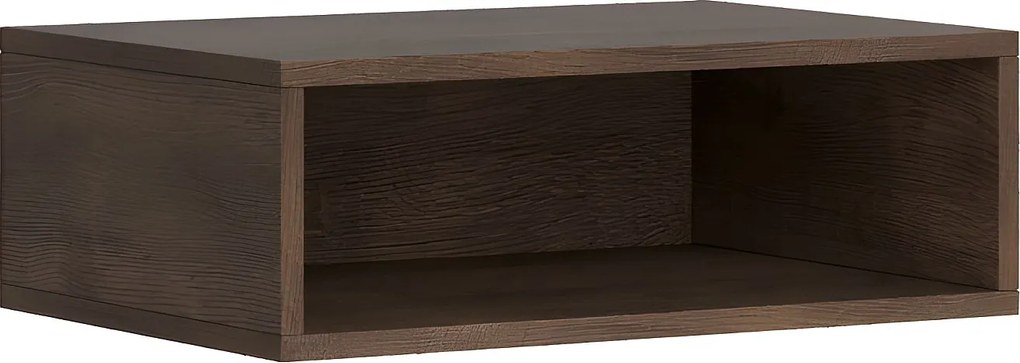 Otwarta szafka wisząca szer. 60 wys. 20 gł. 39,2 / szer. 20 wys. 60 gł. 39,2 orzech