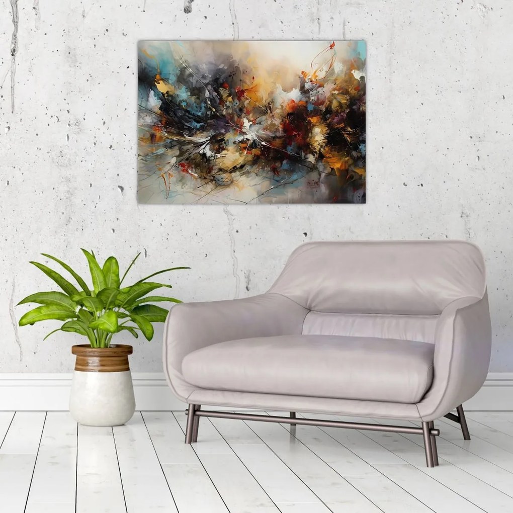Obraz - Grafika abstrakcyjna (70x50 cm)