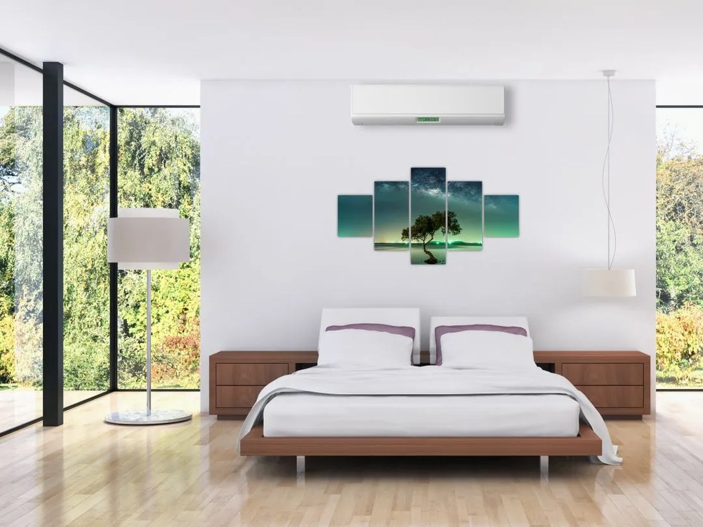 Obraz nocnego nieba (125x70 cm)