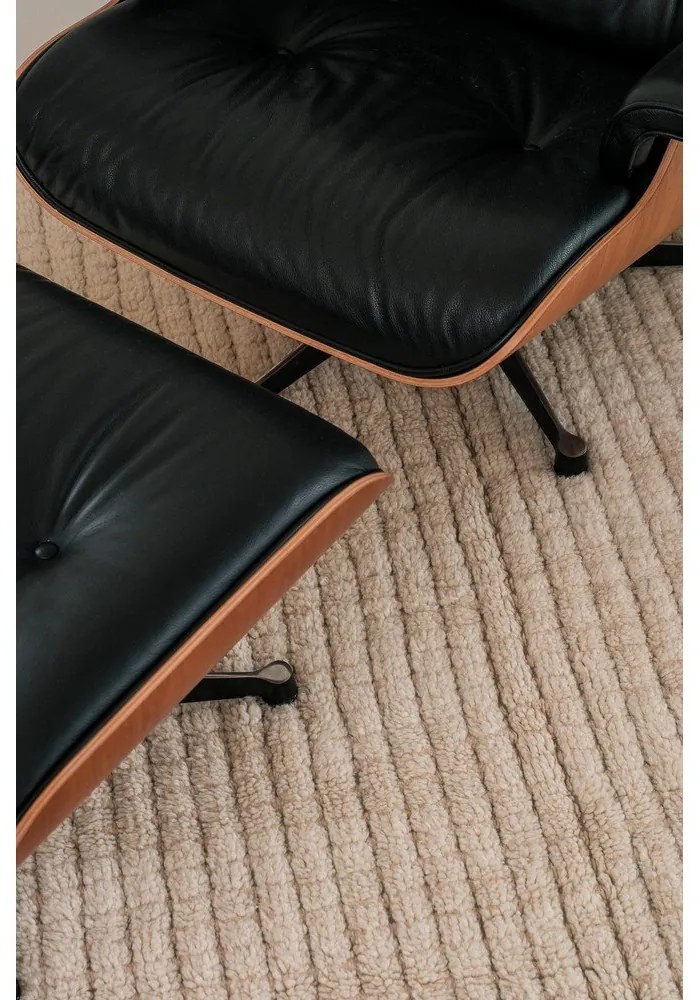 Beżowy wełniany dywan odpowiedni do prania/tkany ręcznie 200x300 cm Unexpected Wool – Lorena Canals