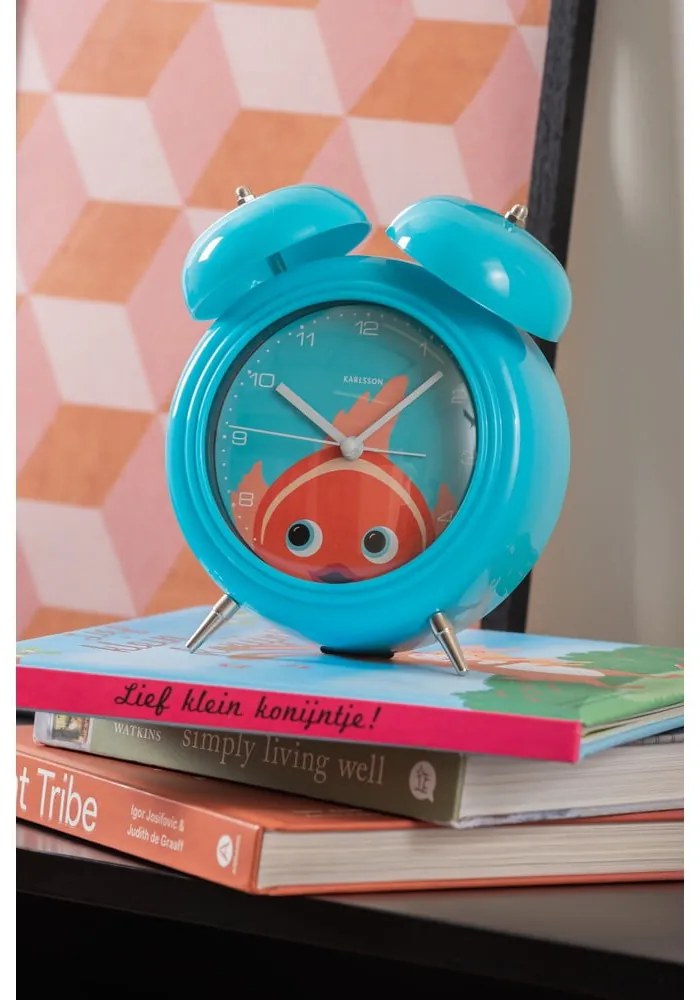 Budzik dla dzieci ø 15 cm Peekaboo Goldfish – Karlsson