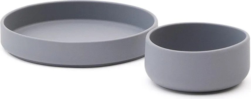 Silikonowy zestaw naczyń dla dzieci 2 szt. Lili – Kave Home