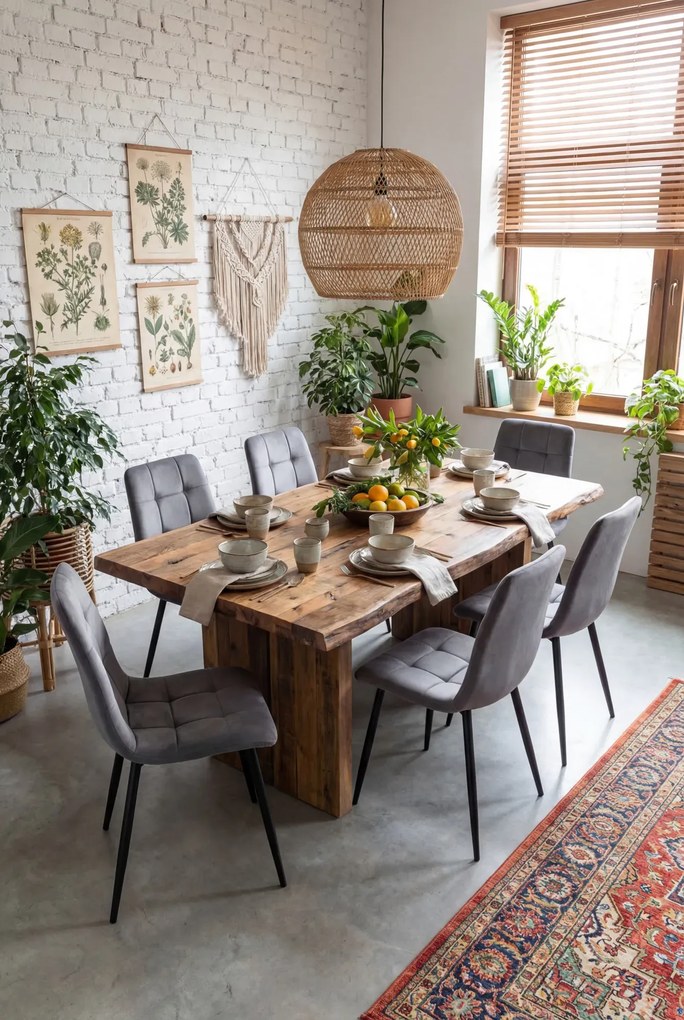 Zestaw 4 nowoczesnych krzeseł grafitowych S2-N79