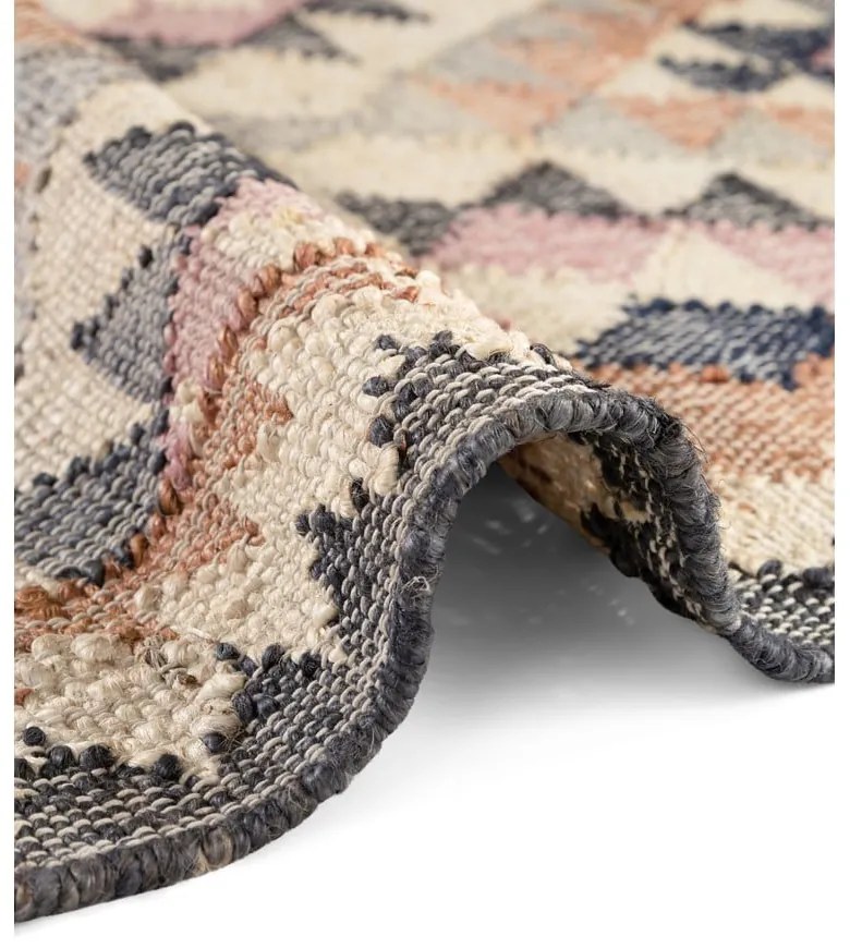 Szary dywan z juty tkany ręcznie 160x230 cm Roya Parsa – Elle Decoration