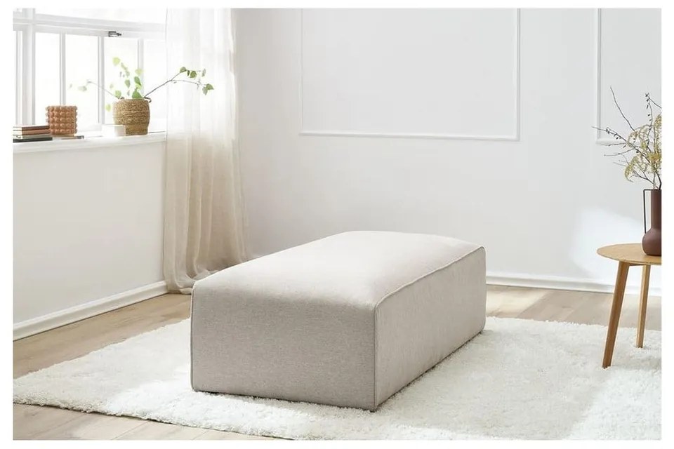 Beżowy podnóżek modułowy Megeve – Bobochic Paris