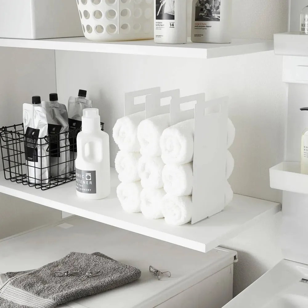 Białe metalowe stojaki na ręczniki 2 szt. Tower – YAMAZAKI