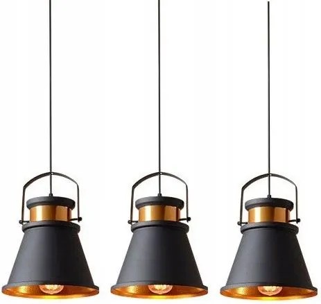 Lampa sufitowa ASTI AAA Czarna