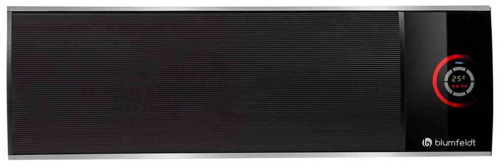 Blumfeldt Cosmic Beam 2200W Promiennik Podczerwieni na Ścianę Czarny