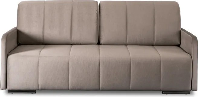 Sofa Rozkładana z Funkcją Spania IBIZA Dwuosobowa Beżowa Nowoczesna do Salonu