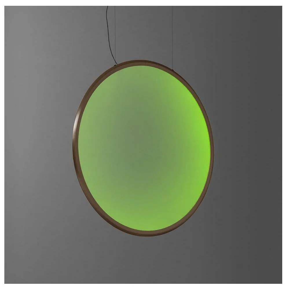 Artemide 1993360APP-LED RGBW Ściemnialny żyrandol na lince DISCOVERY LED/59W/230V brąz