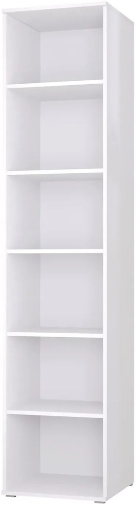 Biały wysoki regał nowoczesny 60 cm E1-D36
