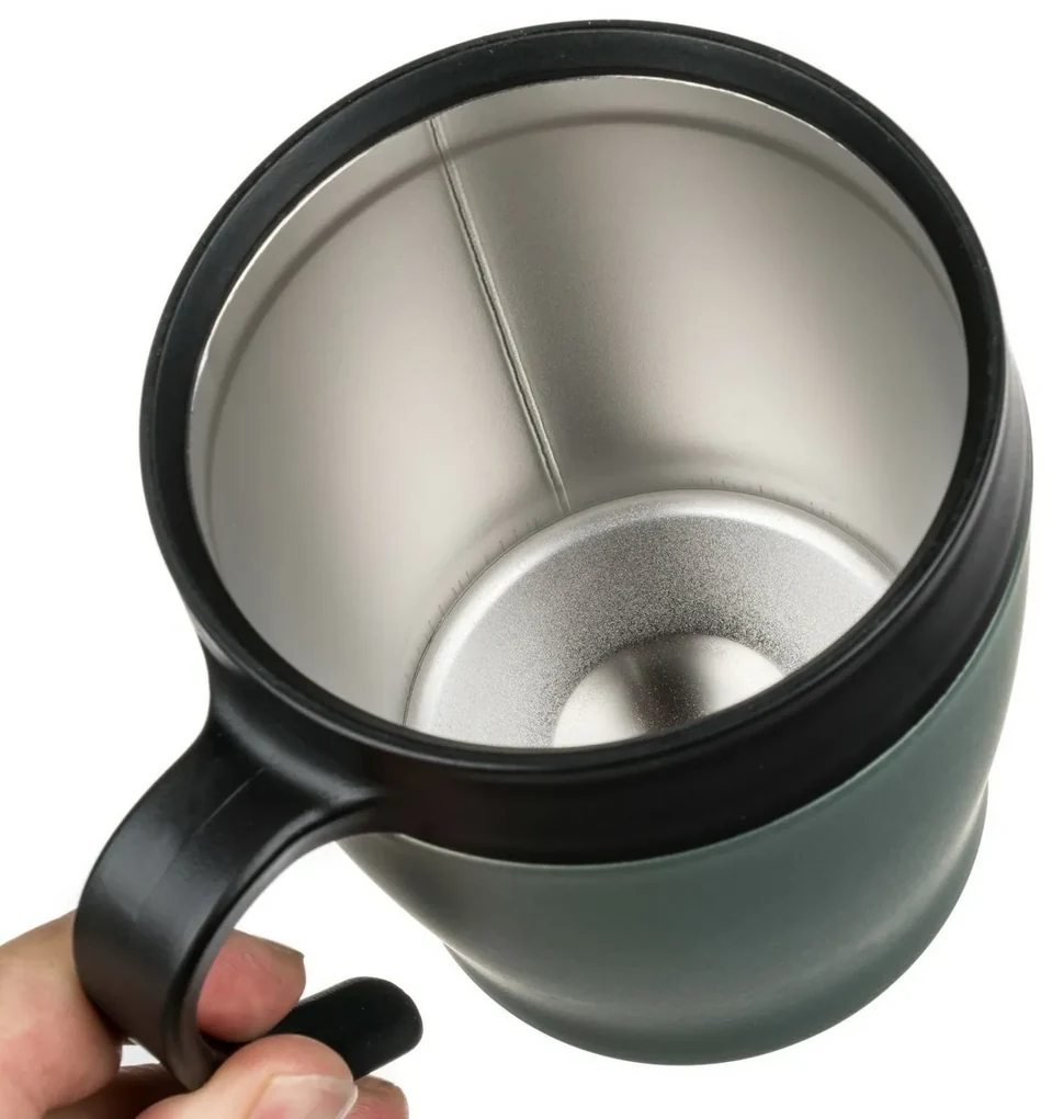 Banquet Podróżny kubek termiczny TAZZA 330 ml,zielono-szary
