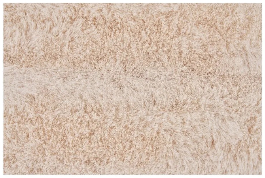 Kremowy koc ze sztucznego futra 130x180 cm Galena – House Nordic