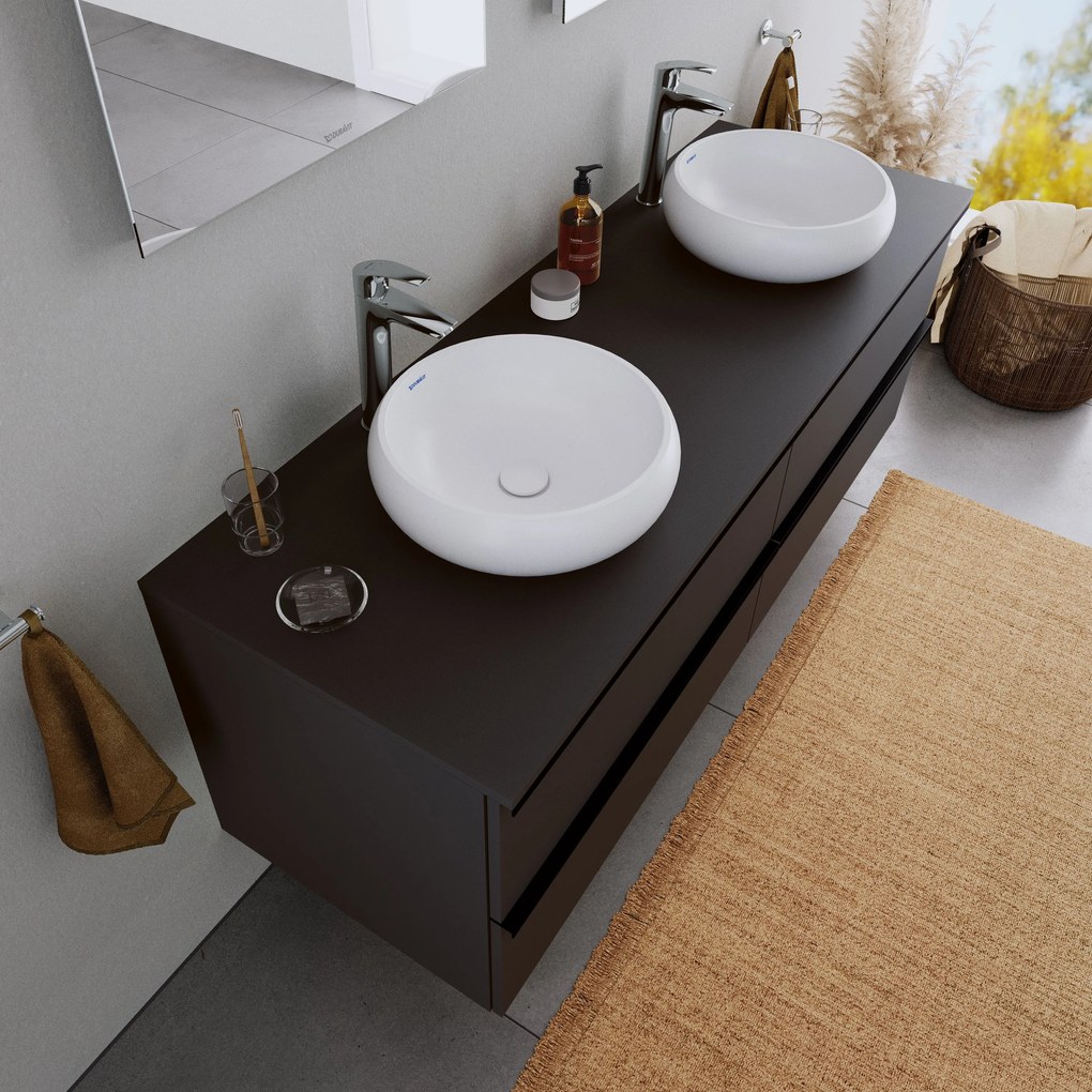 Duravit DuraVolo umywalka nablatowaOdlew mineralny - Ø40 cm