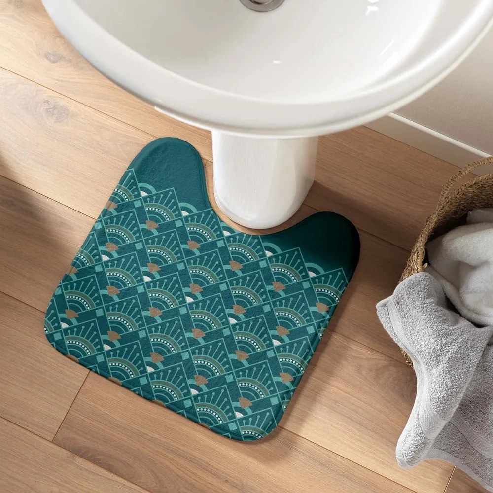 Morski dywanik łazienkowy do WC 45x45 cm Imperia – douceur d'intérieur