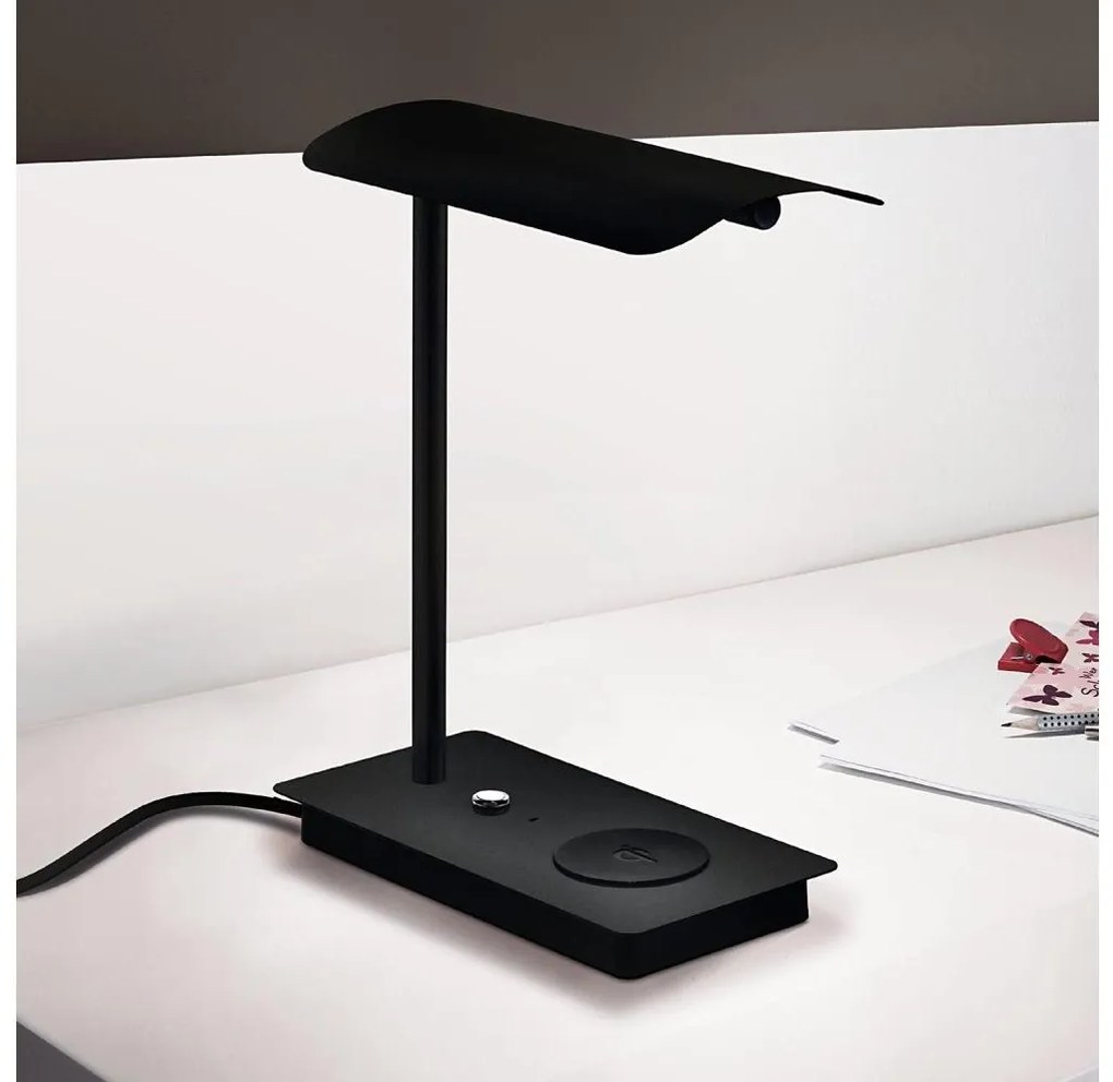 Eglo 99829 - LED ściemniana dotykowa lampka biurkowa ARENAZA LED/5,8W/230V czarna
