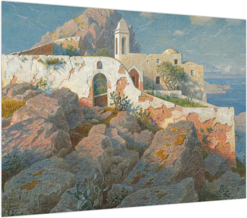 Obraz - William Stanley Haseltine, Santa Maria a Cetrella, Anacapri, reprodukcje (70x50 cm)