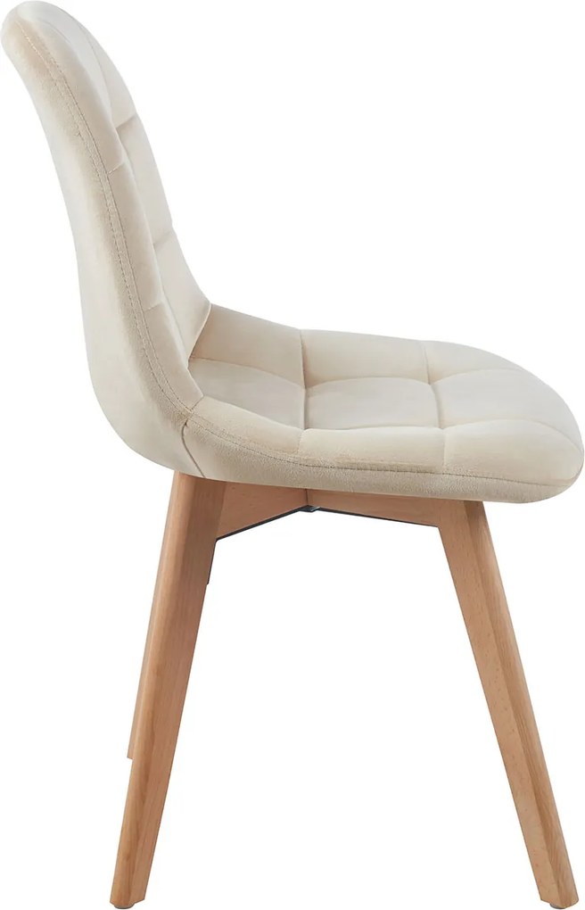 Zestaw 4 Krzese Kelen Aksamitne