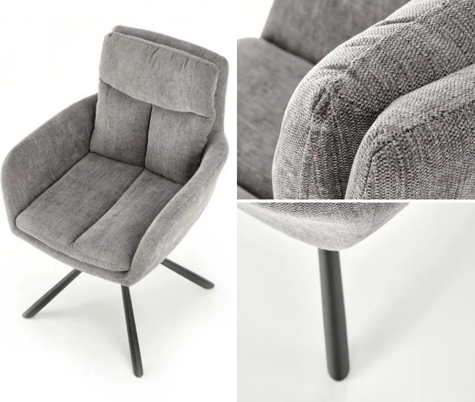 Obrotowe krzesło do jadalni K495