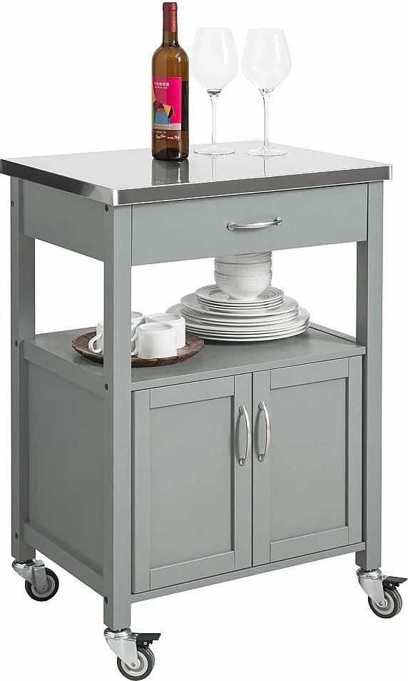 Wózek kuchenny Serwisowy szuflady Półki FKW22-HG