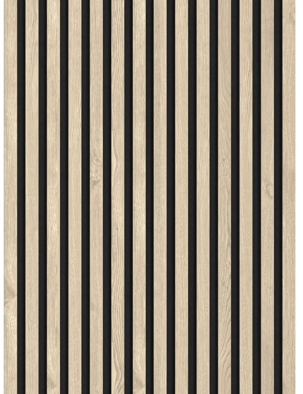 Mexen Lam-F lamele ścienne akustyczne 275 x 31,5 cm, filc 6 mm, Dąb Perłowy - S105-275317-2812-058
