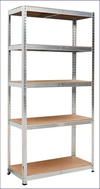 Metalowy do piwnicy regał 150 cm A5-L32