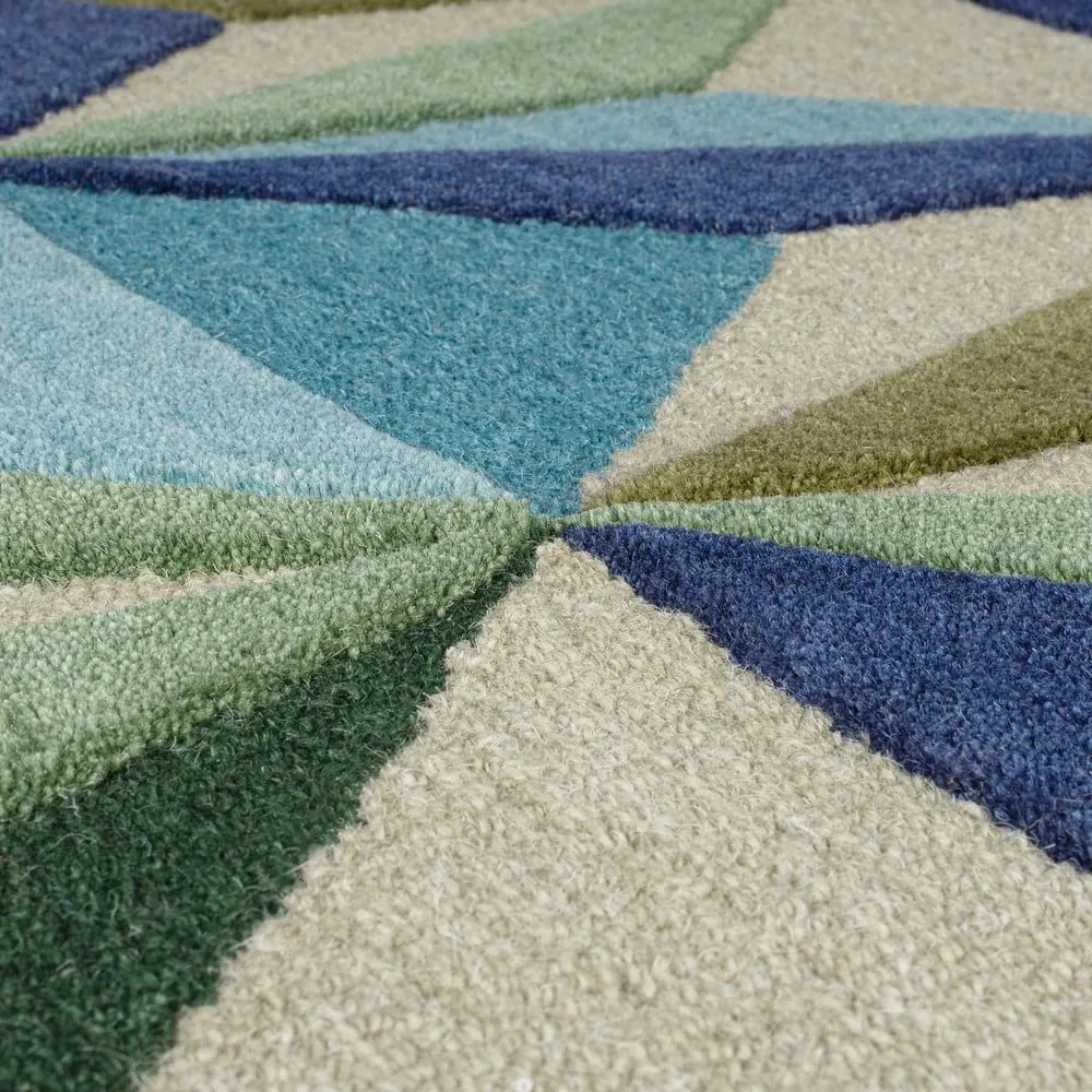 Niebieski wełniany dywan 120x170 cm Reverie – Flair Rugs