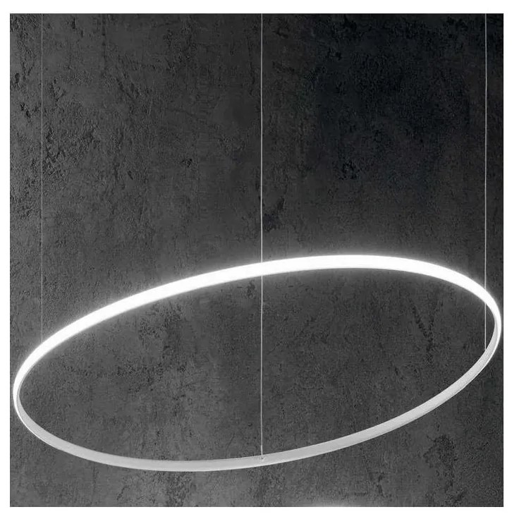 Ideal Lux - LED Żyrandol na lince HULAHOOP LED/28W/230V 3000K śr. 61 cm CRI 90 biały