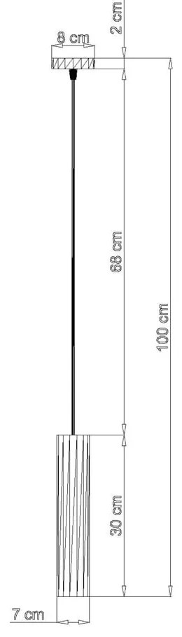 Betonowa lampa wisząca Sollux Fadre