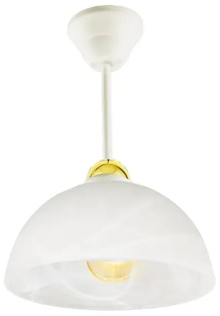 Biała nowoczesna lampa sufitowa - S6-E19