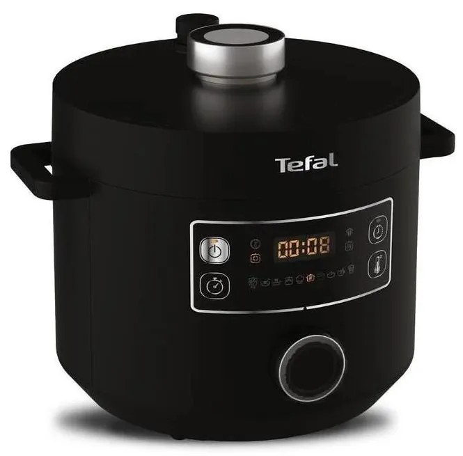 Tefal - Wielofunkcyjny garnek elektryczny TURBO CUISINE 4,8 l 1090W/230V czarny
