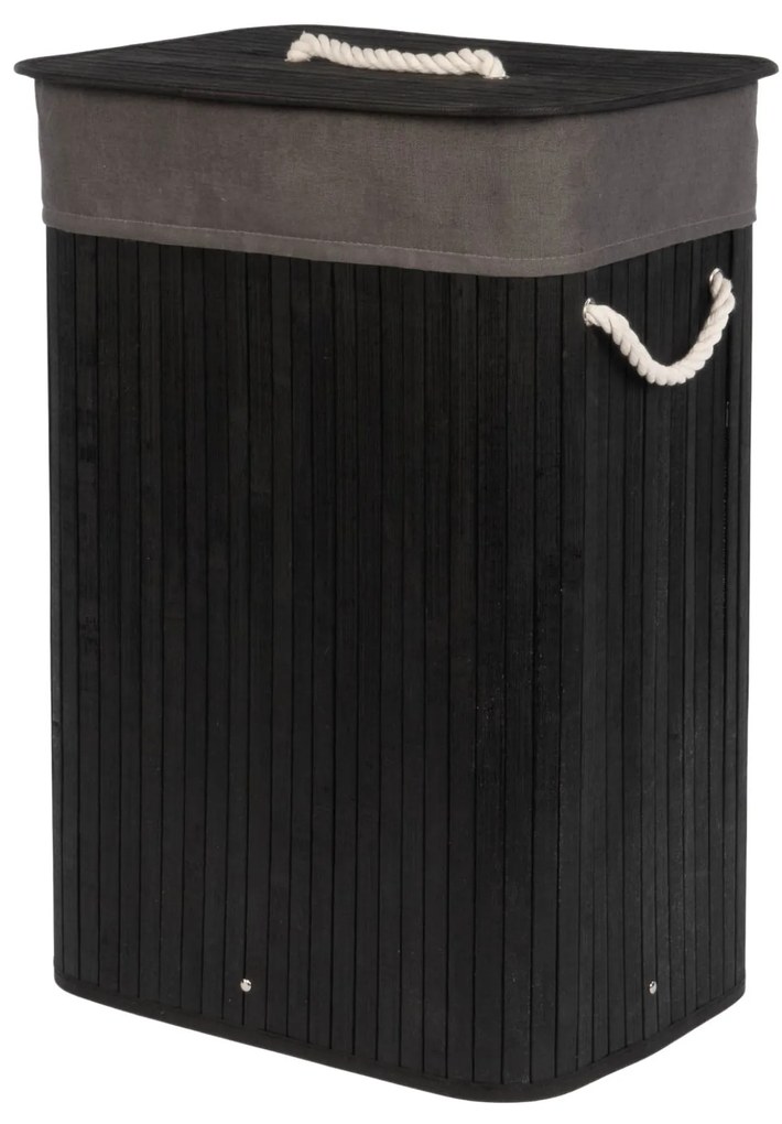Bambusowy kosz na pranie SADE, 80 l