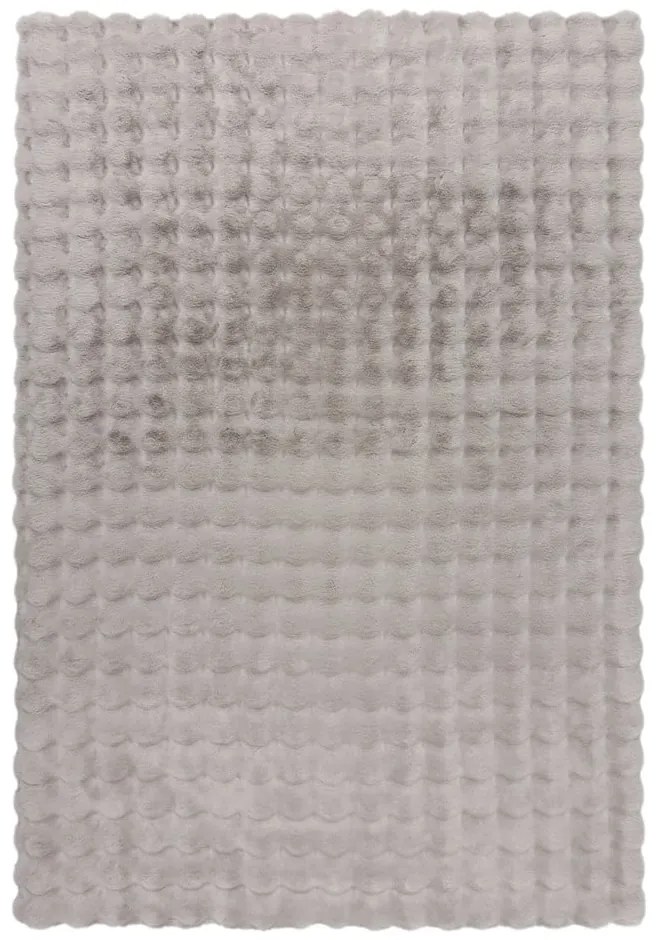 Jasnoszara syntetyczna skóra 180x290 cm Waffle Faux Fur – Flair Rugs