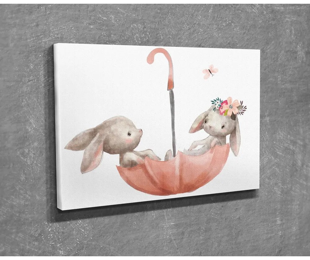 Obrazek dziecięcy 40x30 cm Bunnies – Wallity