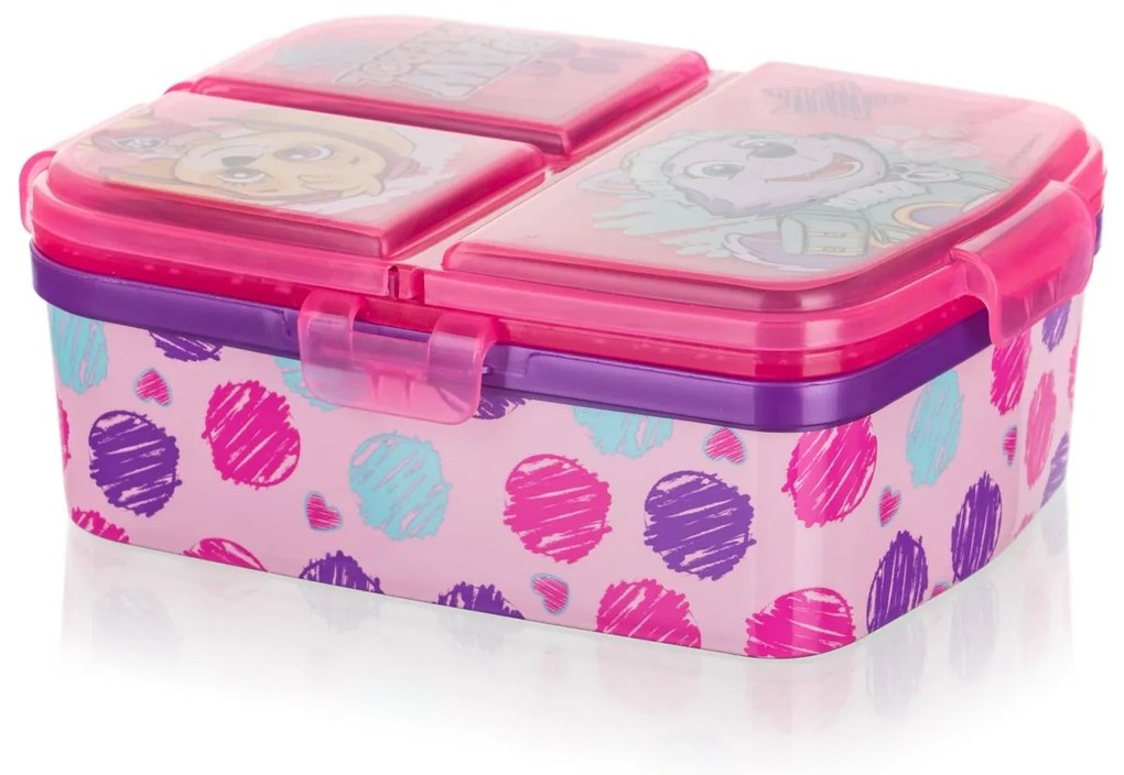 Vetro-plus Box z przegrodami na przekąski PATROLAGirl 17,5 x 13 cm